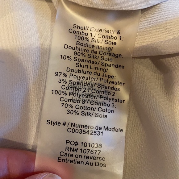 ALICE & OLIVIA 100% silk layered party dress size 2 - Picture 9 of 16